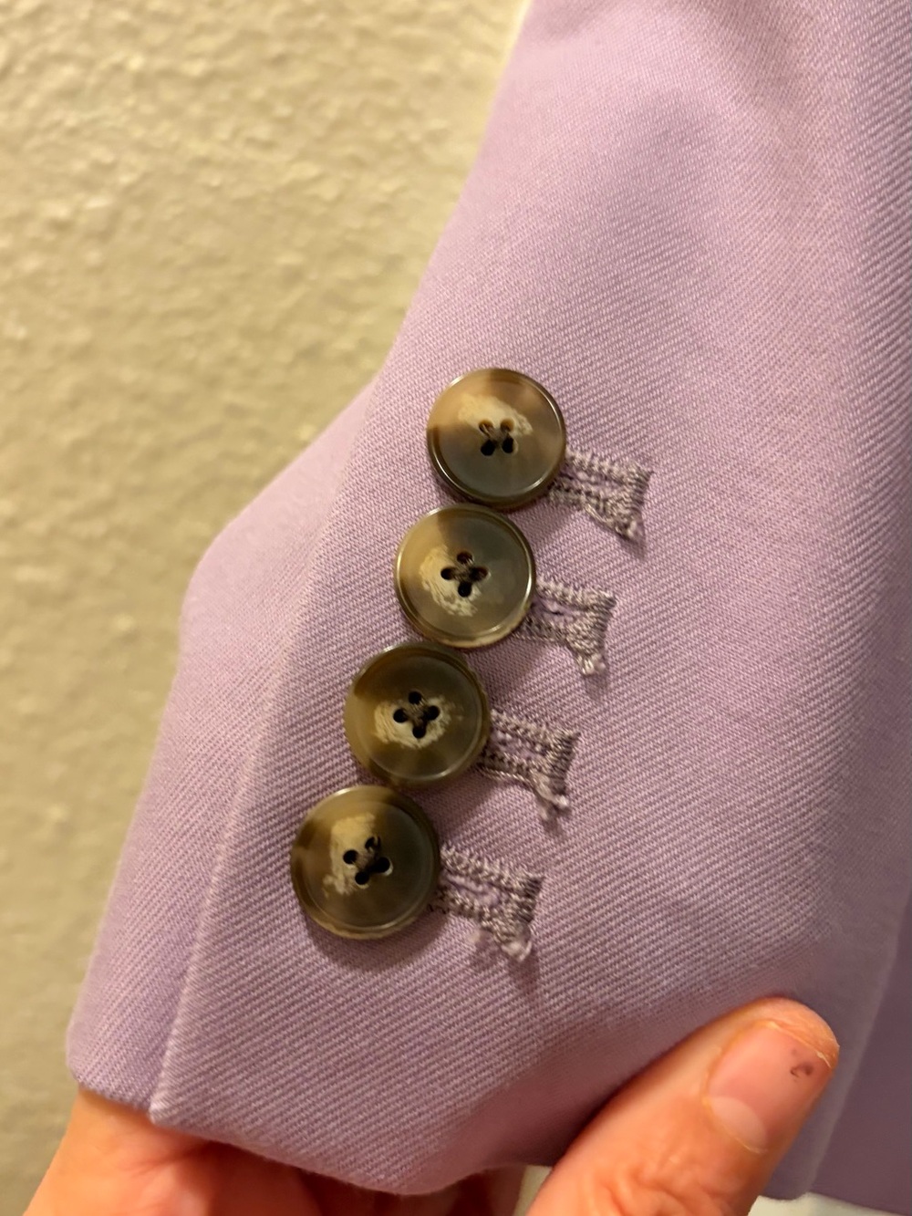 Ann Taylor Lavender Single-Button Blazer - Picture 6 of 11